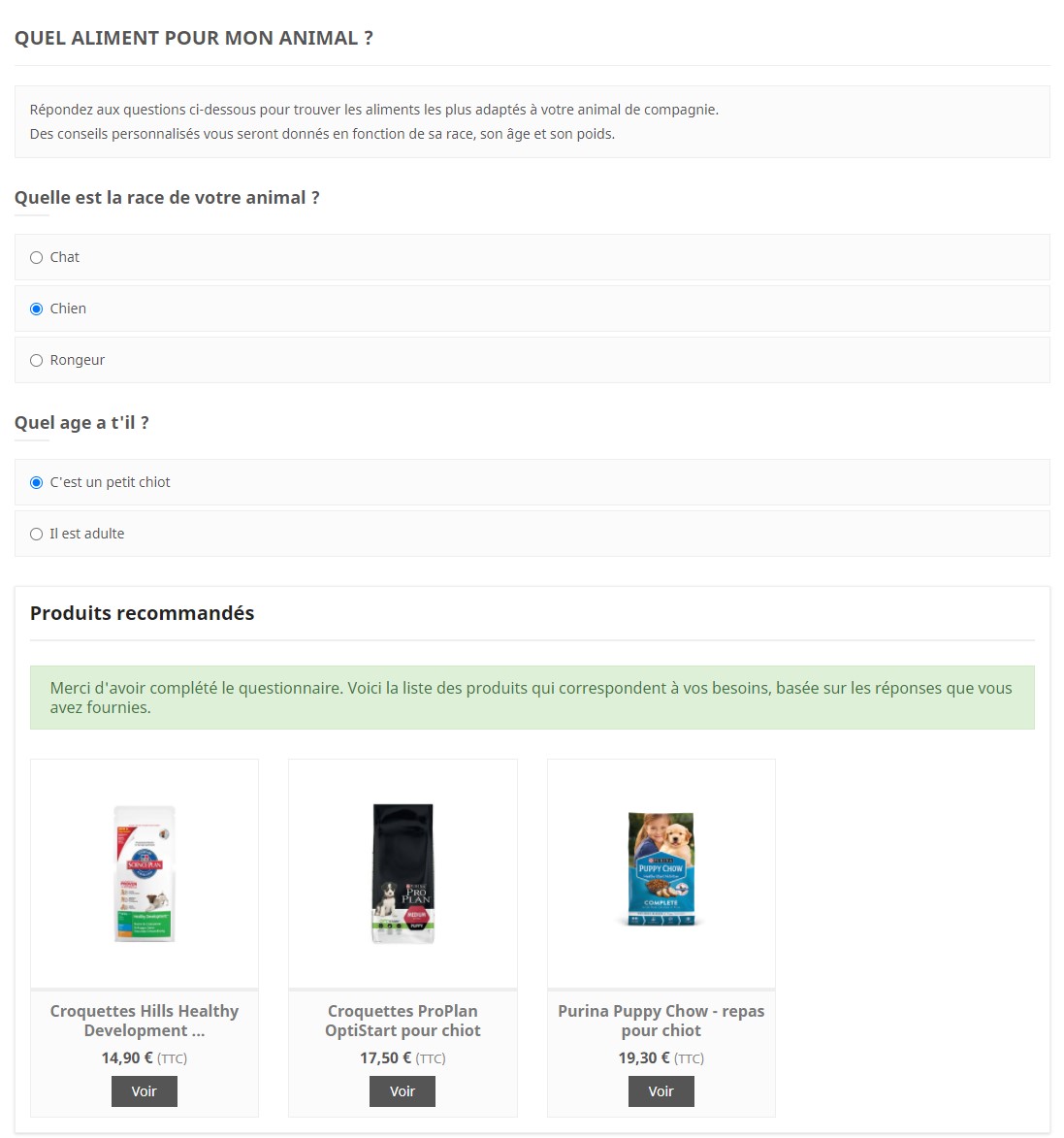 productadvicesurvey_fo_vertical_fr Questionnaire en entonnoir de conseil de produits personnalisés pour Prestashop