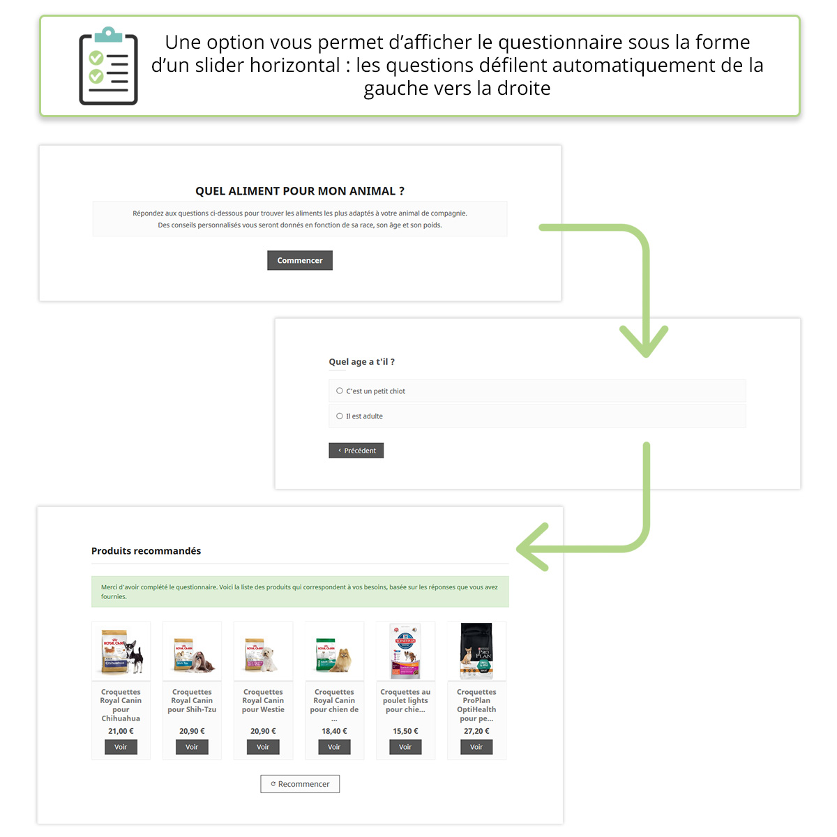 slider_fr Module Prestashop pour mettre à disposition des clients un système de diagnostic