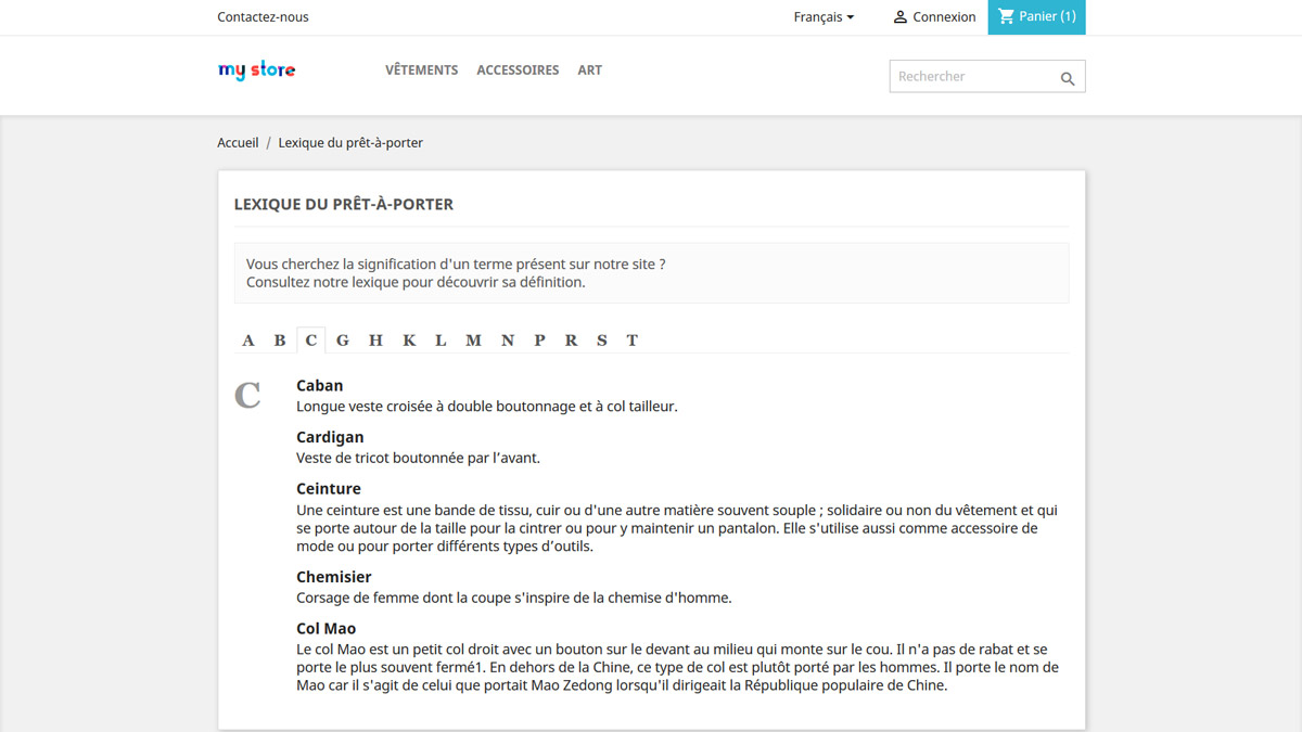lexicon_fo_onglets_liste Module Prestashop pour afficher un lexique des termes employés