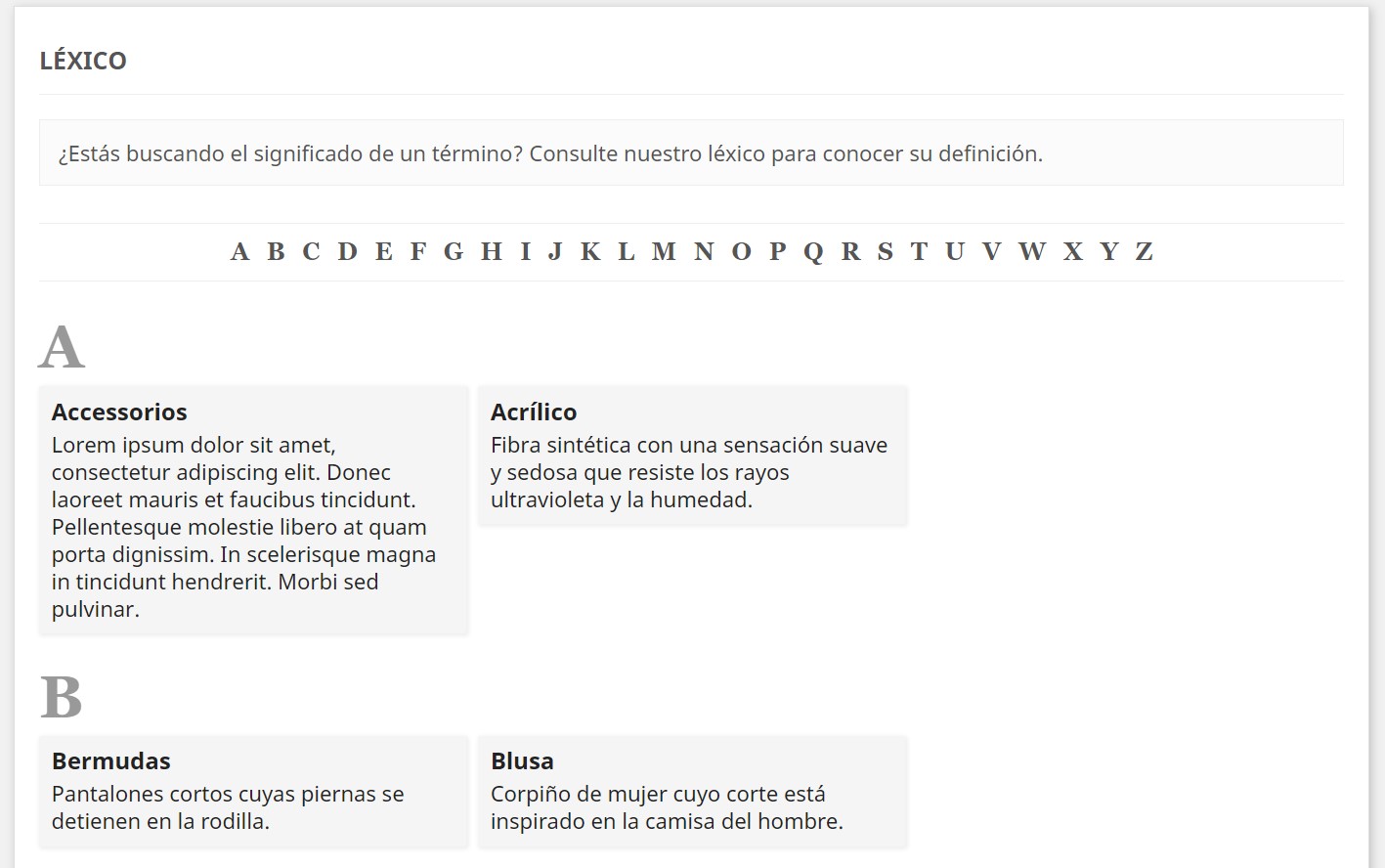 lexicon_fo_ancres_grille_es Muestre un glosario en su tienda electrónica Prestashop